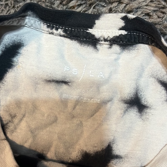 SOLD!!Pacsun oversized black and white tye dye graphic tee - Picture 3 of 4